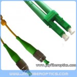 FC/APC to LC/APC Singlemode Duplex Fiber Optic Patch Cord
