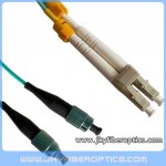 FC/PC to LC/PC Multimode OM3 10G Duplex Fiber Optic Patch Cord