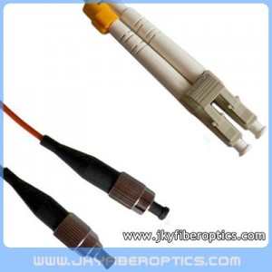 FC/PC to LC/PC Multimode Duplex Fiber Optic Patch Cord