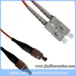 FC/PC to SC/PC Multimode Duplex Fiber Optic Patch Cord