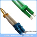 LC/UPC to LC/APC Singlemode Duplex Fiber Optic Patch Cord