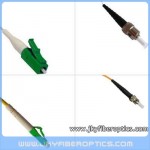 LC/APC to ST/UPC Singlemode Simplex Fiber Optic Patch Cord