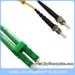 LC/APC to ST/UPC Singlemode Duplex Fiber Optic Patch Cord